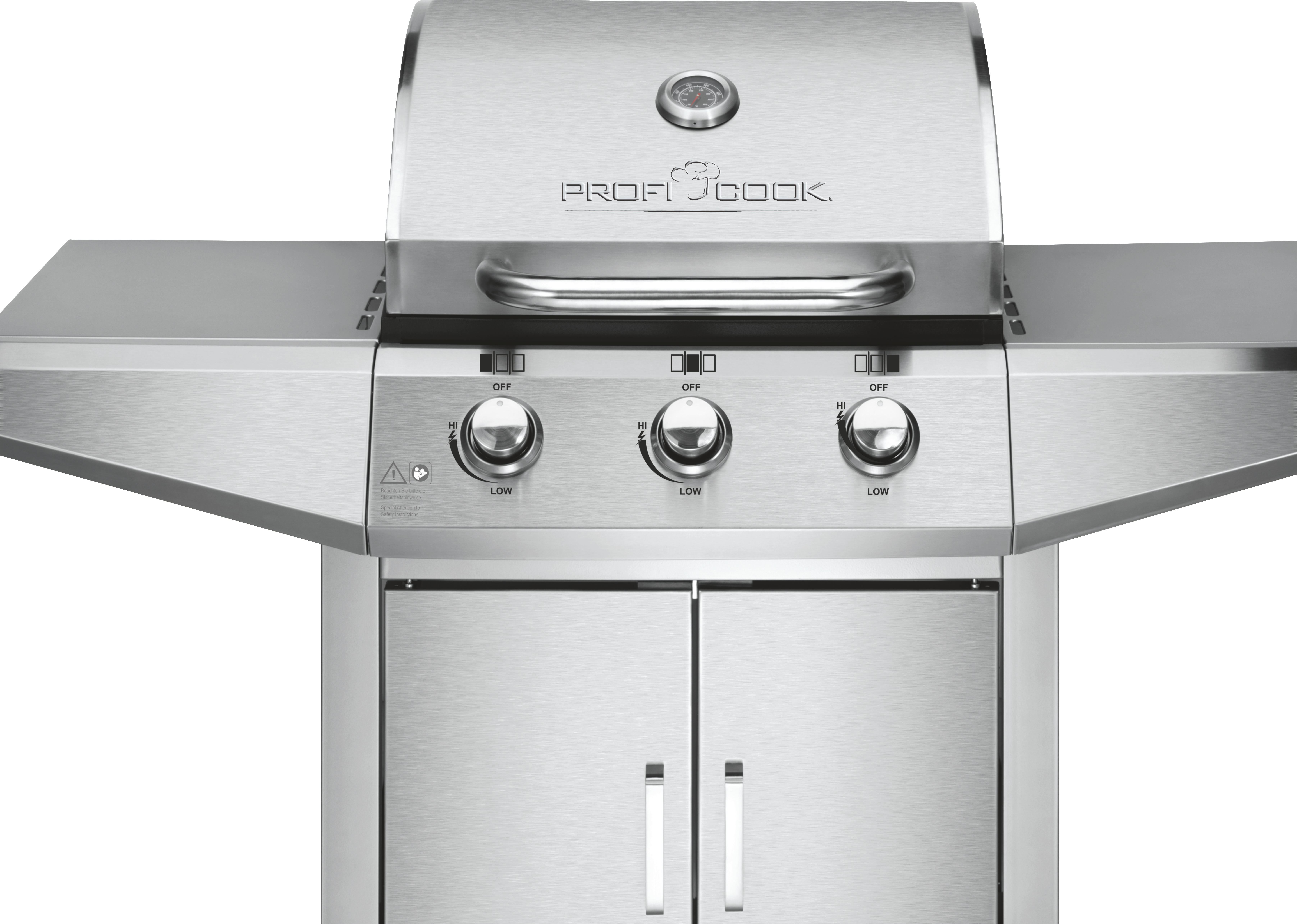 PROFICOOK PC-GG 1057 Gasgrill, Inox (9,45 kW)