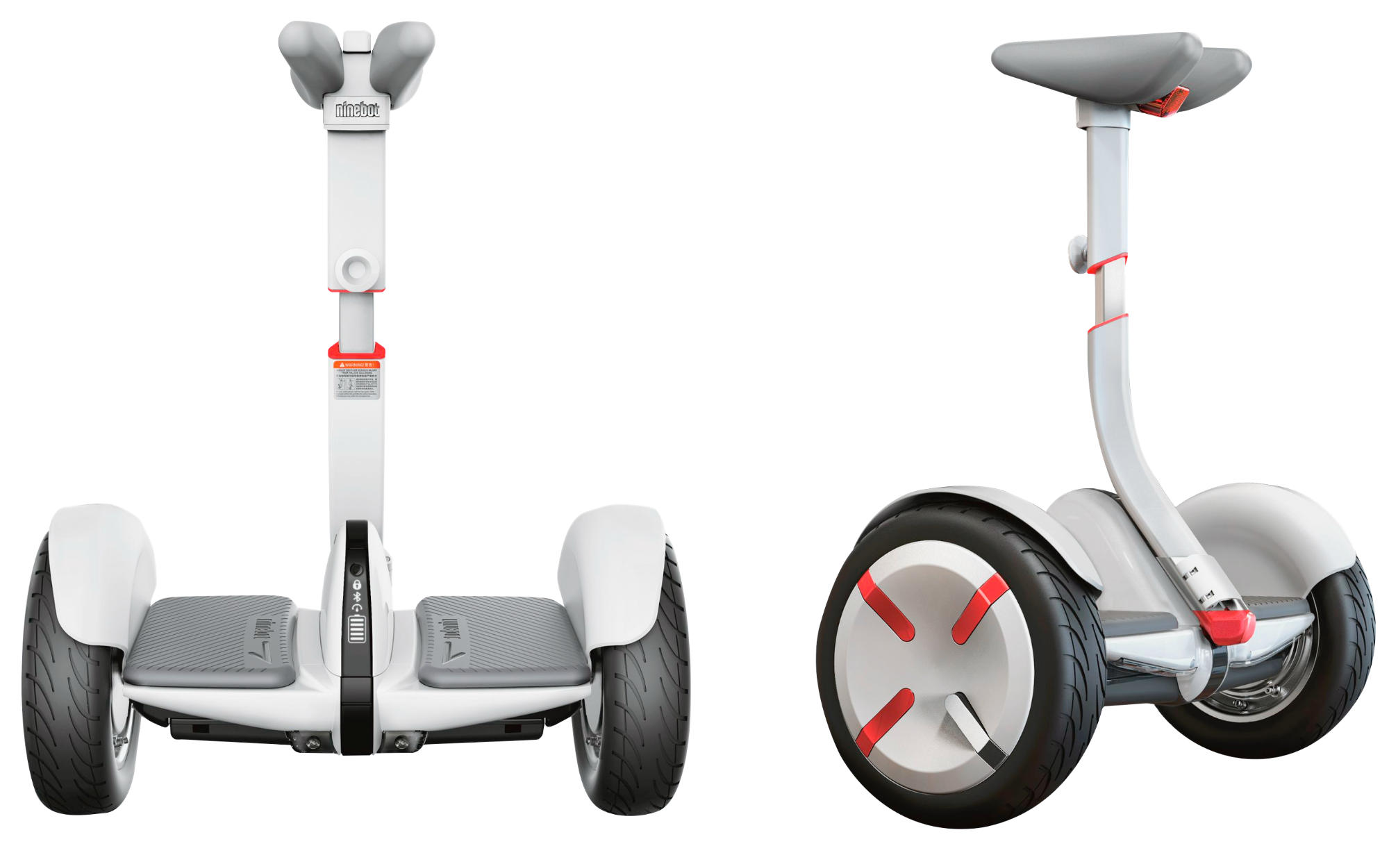 Segway - Ninebot by Segway Mini Pro, Blanco, 18km/h, 30km autonomía, cuestas de 15º