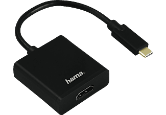HAMA Adaptateur USB-C pour HDMI™, Ultra HD - Adaptateur HDMI pour USB de Type C (Noir)