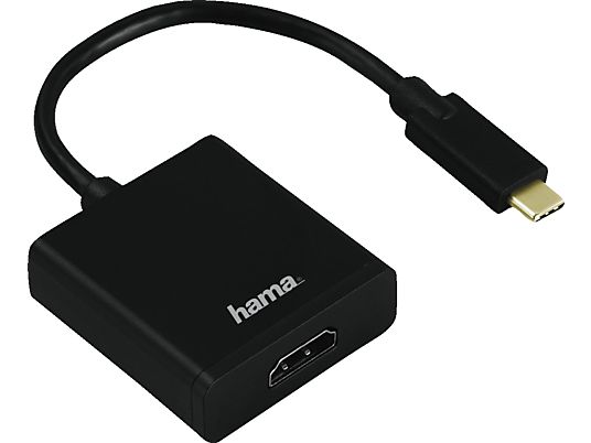 HAMA 135726 ADAPTER USB-C/HDMI - USB Typ-C HDMI Adapter (Schwarz)