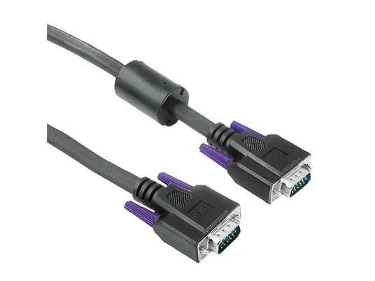 HAMA Câble VGA - 10 m - Noir - Cavo VGA, 10 m, Nero