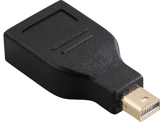HAMA Adaptateur DisplayPort, fiche MiniDisplayPort - connecteur DisplayPort - Adaptateur (Noir)