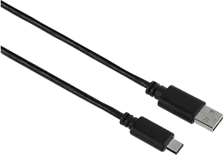 HAMA Câble d’adaptateur USB-C, fiche USB-C - ficheA USB-2.0, 1 m - Câble de connexion USB-C, 1 m, jusqu'à 480 MBit/s, Noir