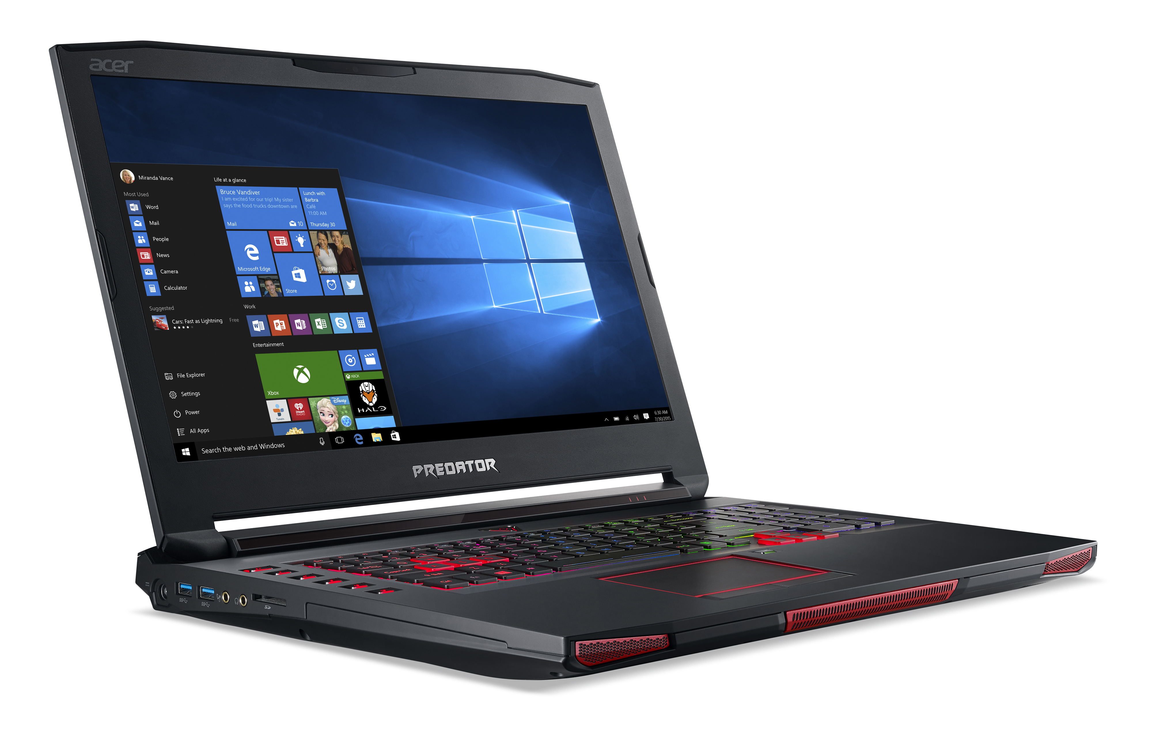 ACER Predator 17 X (GX-791-78UT) - 17,3 Zoll - Intel® Core™ i7 i7-6820HK - 64 GB - 512 GB - NVIDIA GeForce® GTX 980 - Windows 10 Home (64 Bit)