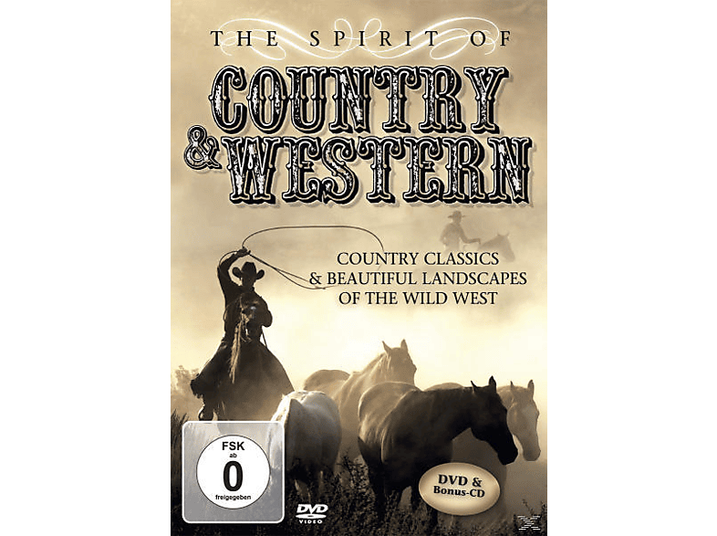 Spirit The + VARIOUS - Of Western Country CD) & - (DVD