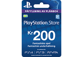 SONY TT PlayStation Network Card 200kr