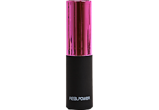 REALPOWER 187976 Powerbank 2500 mAh Pink