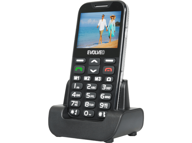 EVOLVEO EasyPhone XD EP 600 black nyom gombos k rtyaf ggetlen