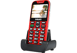 EVOLVEO Outlet EasyPhone XD EP-600 red nyomógombos kártyafüggetlen mobiltelefon