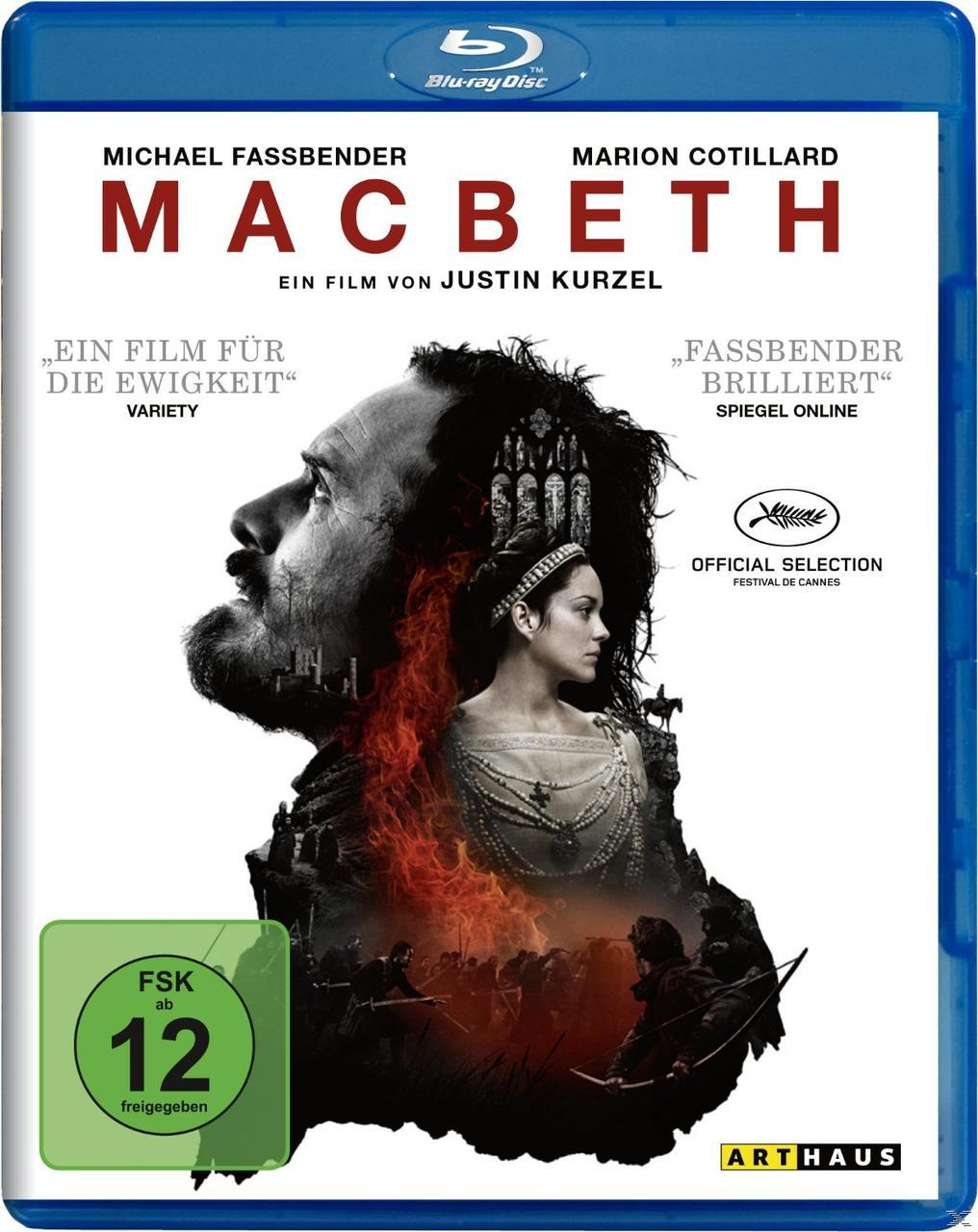 Filmplakat: Gesicht eines Mannes, Titel: MACBETH. Schauspieler auf dem Cover, Bewertung: 12.