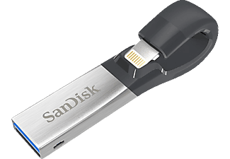 SANDISK IXPAND 64GB USB3 SILVER/BLACK - Flash-Laufwerk 