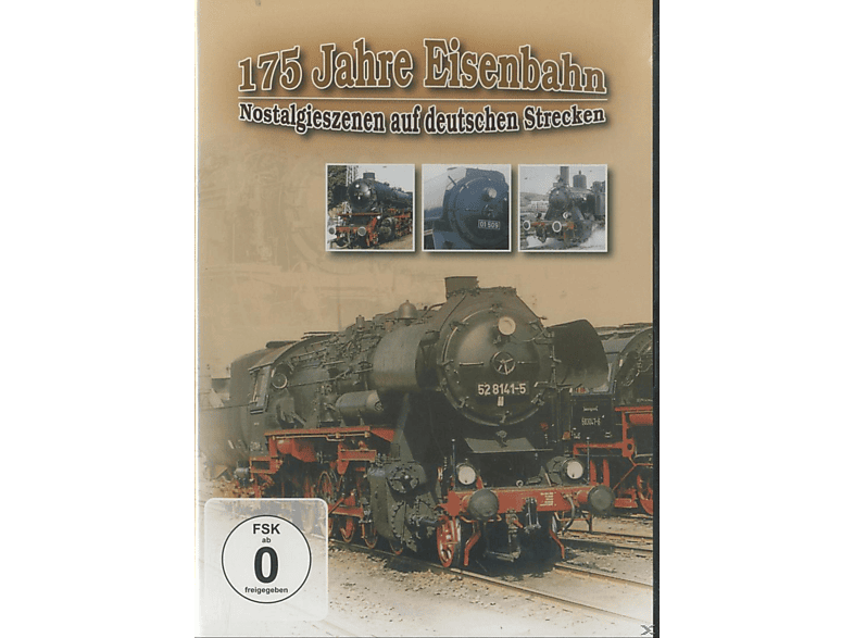 175 Jahre Eisenbahn - Nostalgieszenen auf deutschen Strecken DVD