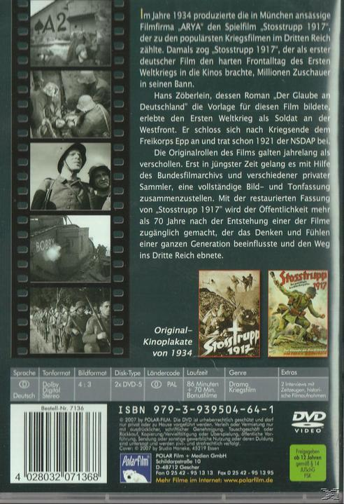 Stosstrupp 1917 DVD