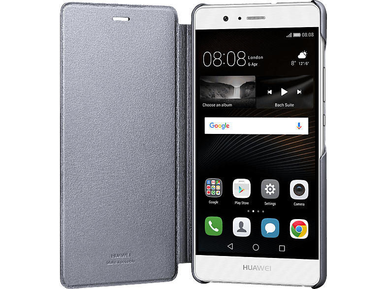 HUAWEI 51991527, Flip Cover, Huawei, P9 lite, Grau