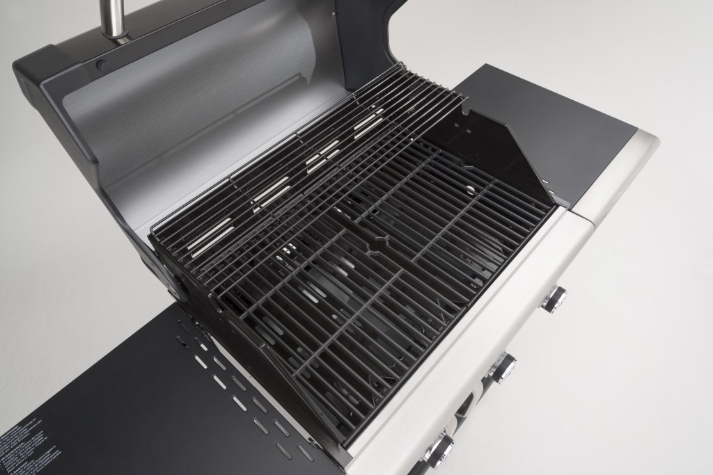 LANDMANN 12932 Triton PTS 3.0 Gasgrill, Schwarz/Silber (10500 Watt)