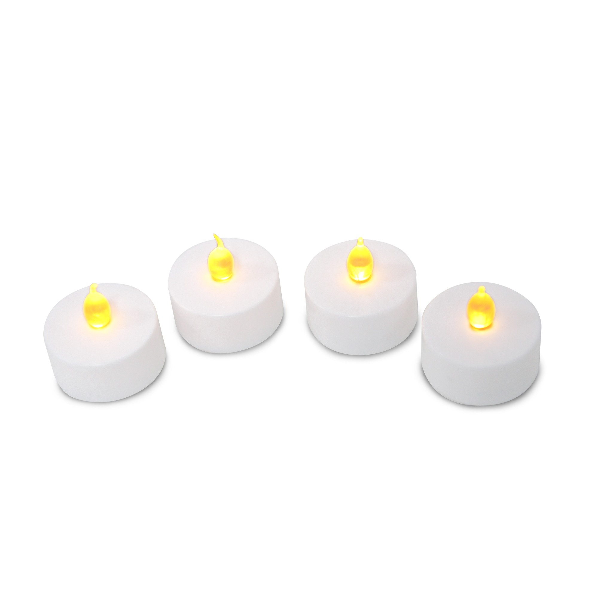 ULTRON 185956 Save-E 4-tlg. LED Teelicht Gelb/Orange