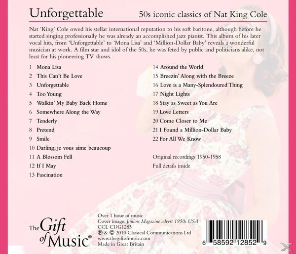 Nat King Cole - Unforgettable-50's Iconic Classics Of Nat King Col  - (CD)