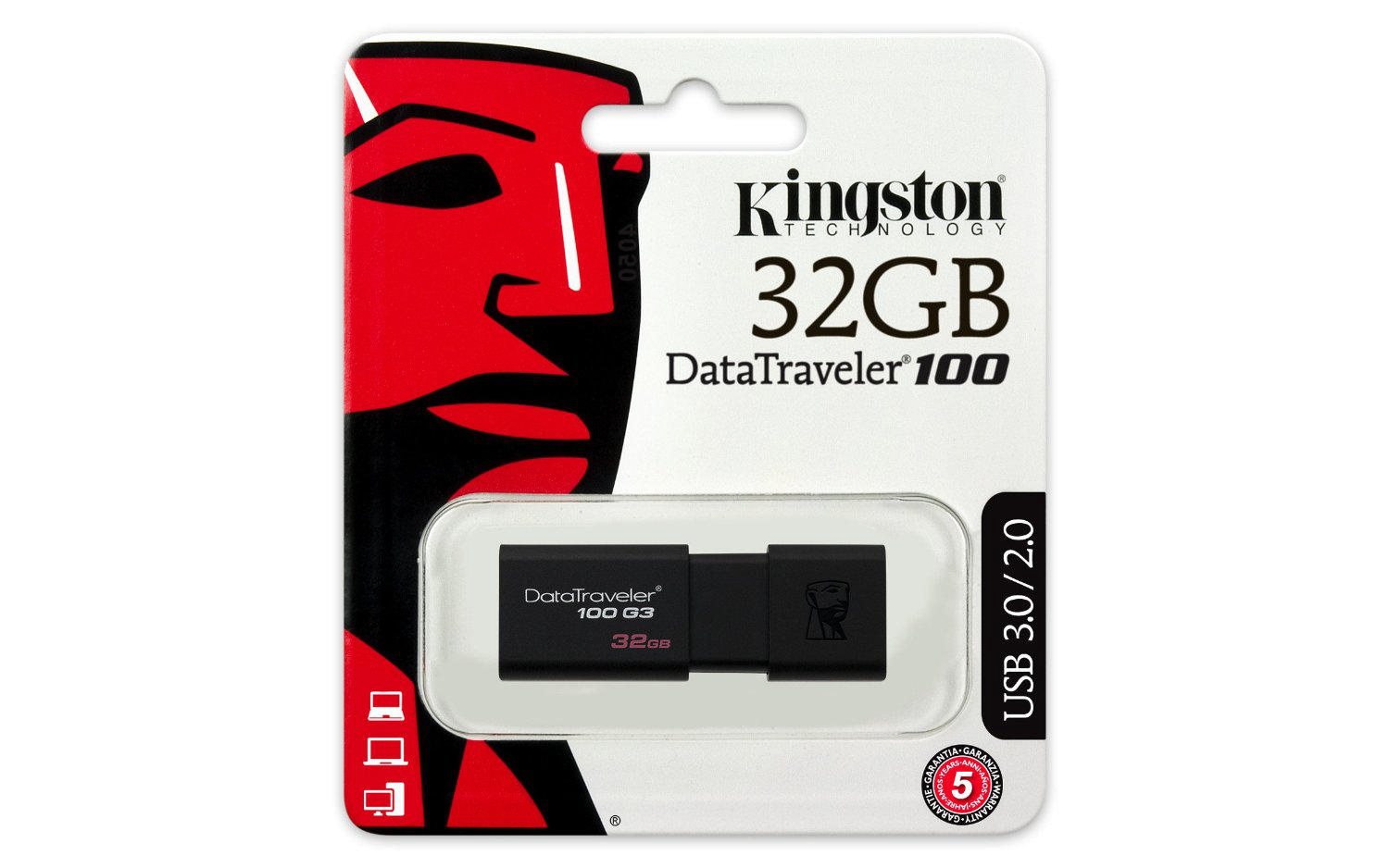 KINGSTON DT100G3 USB 3.0 16GB Taşınabilir Usb Bellek