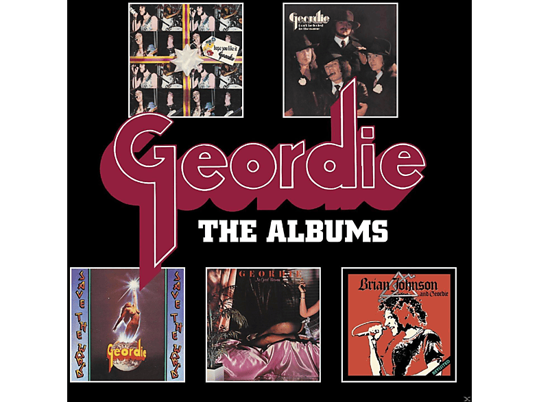 Geordie / Brian Johnson - The Albums-Deluxe 5 CD Box Set  - (CD) | Rock & Pop CDs