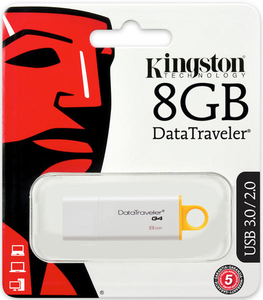 KINGSTON 8GB DataTraveler G4 USB 3.0 USB Bellek DTIG4/8GB