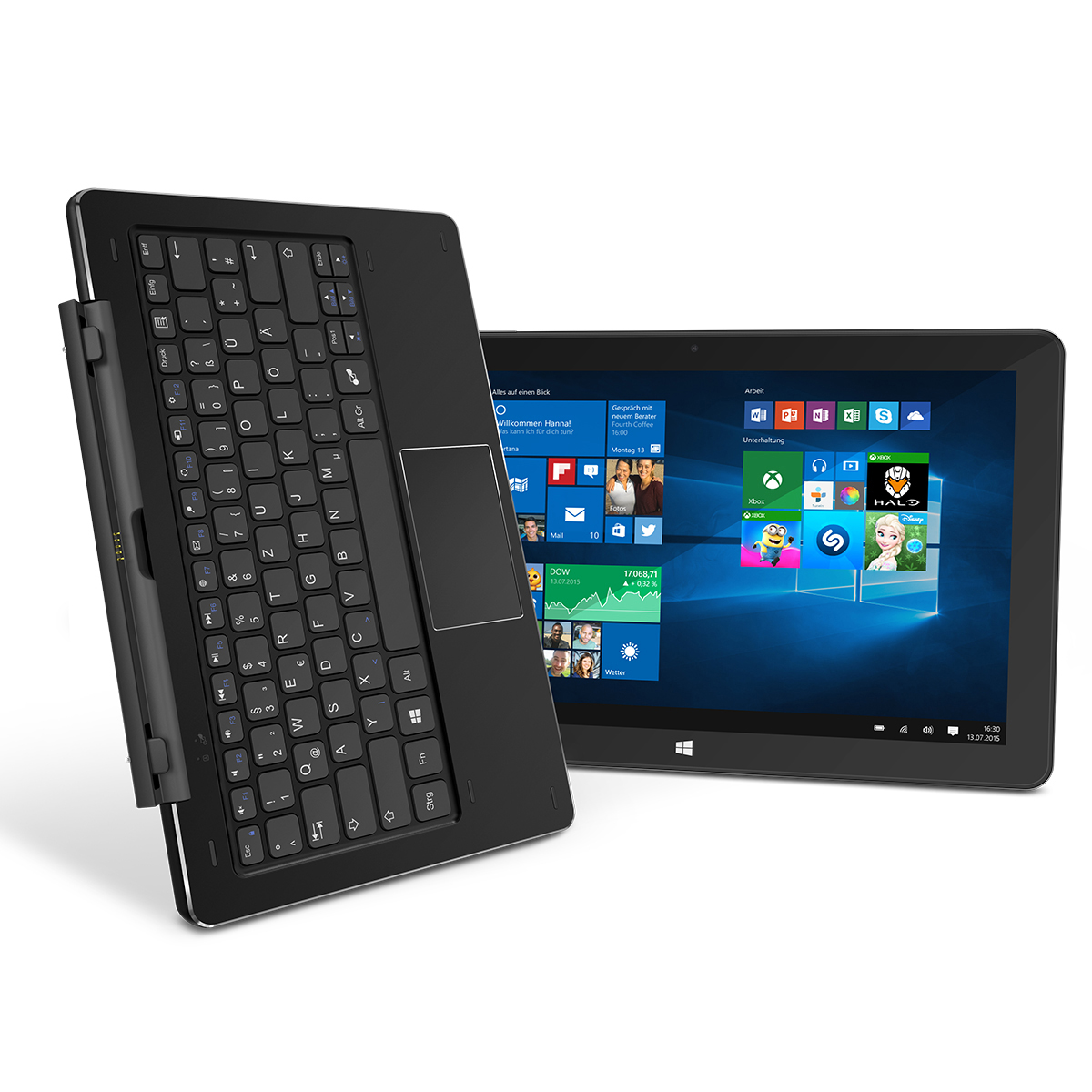 TREKSTOR SURFTAB DUO W2, Tablet, 64 GB, 11,6 Zoll, Schwarz
