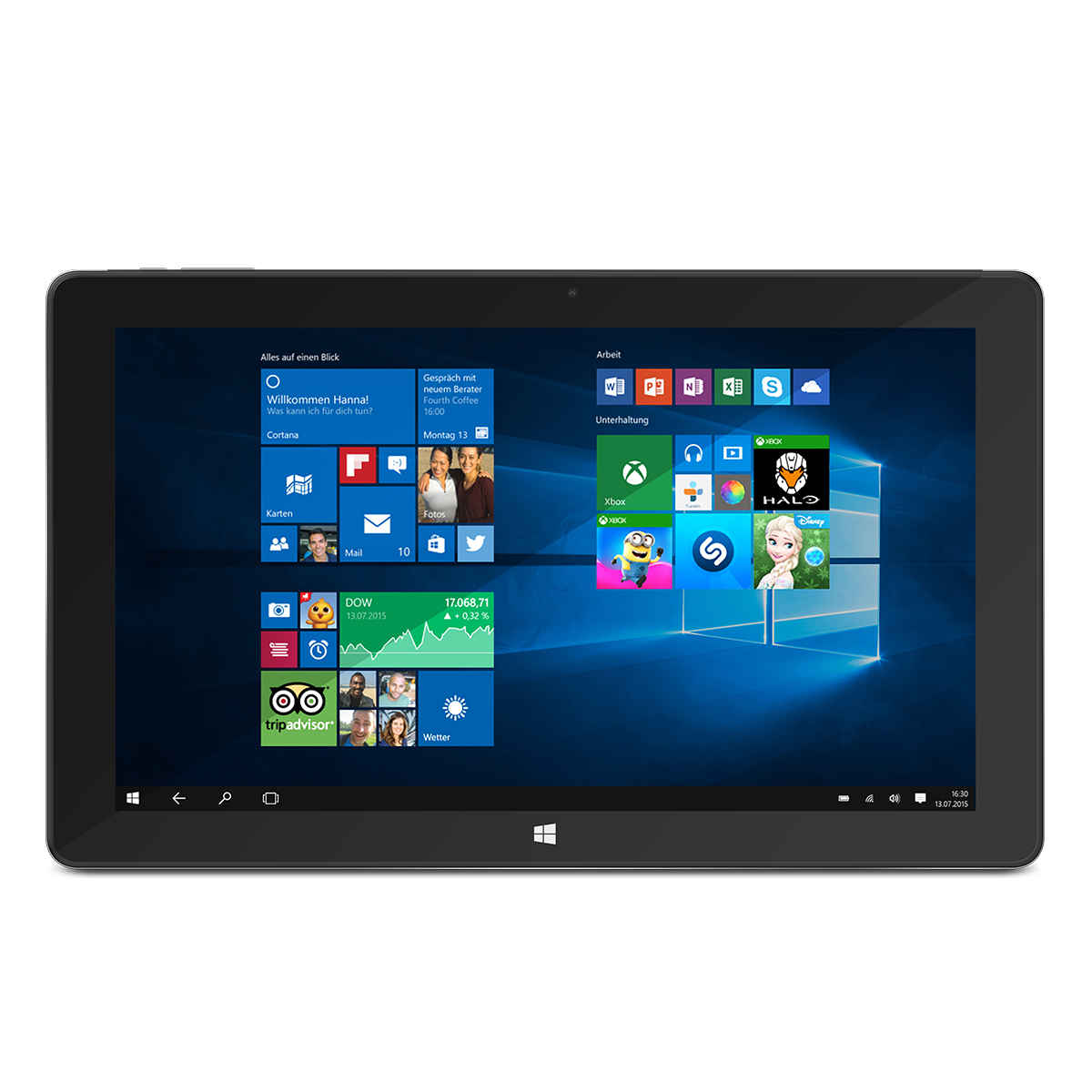 TREKSTOR SURFTAB DUO W2, Tablet, 64 GB, 11,6 Zoll, Schwarz