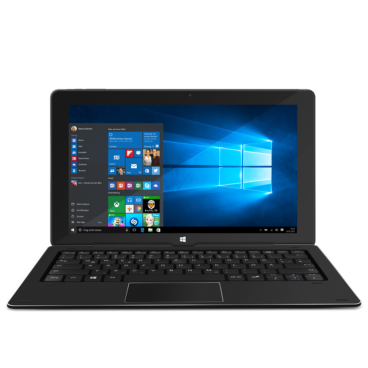TREKSTOR SURFTAB DUO W2, Tablet, 64 GB, 11,6 Zoll, Schwarz