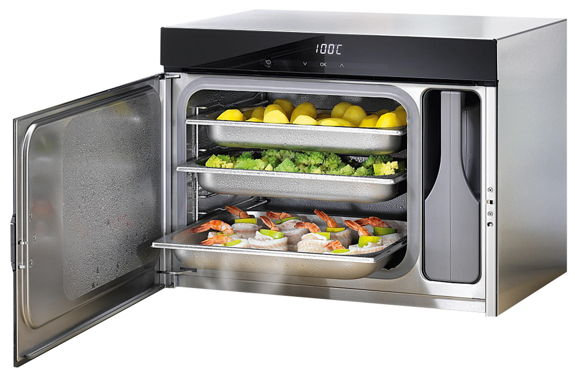 MIELE DG 6001 Dampfgarer, Schwarz)