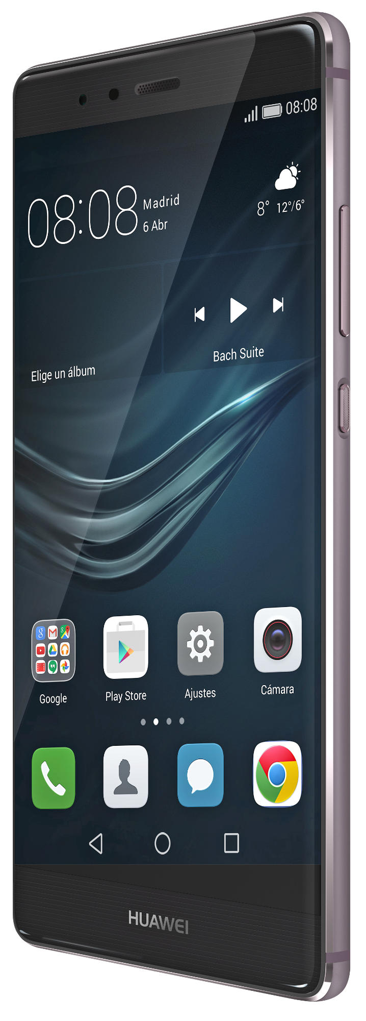 Móvil - Huawei P9, 32GB, Pantalla 5, 2" FHD, Octa-Core, Red 4G, Gris