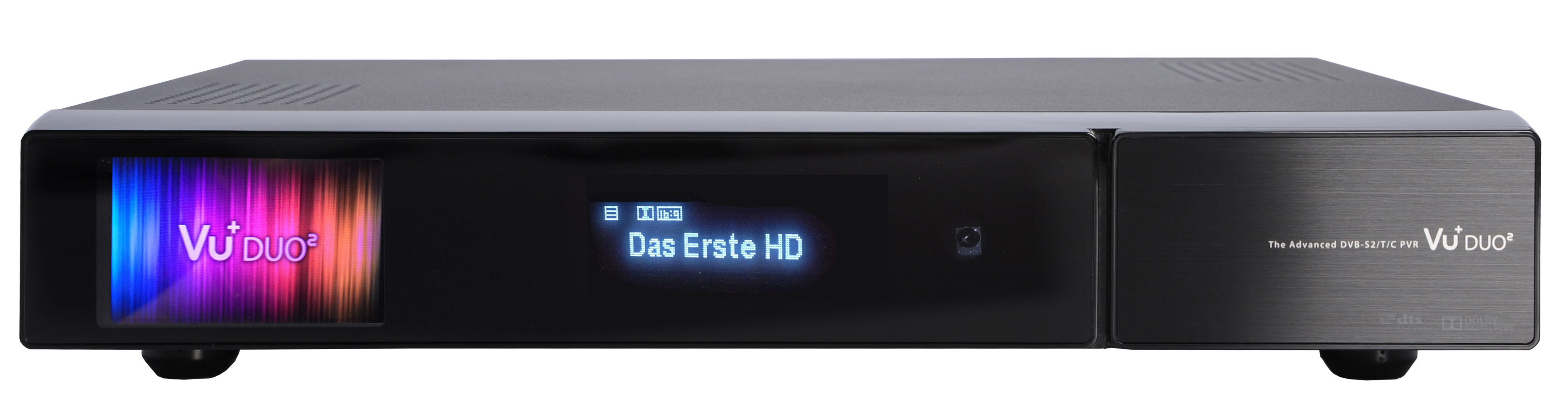 VU+ Duo² Linux Receiver 2x DVB-S2 Tuner (HDTV, PVR-Funktion, Twin Tuner, DVB-S, DVB-S2, Schwarz)