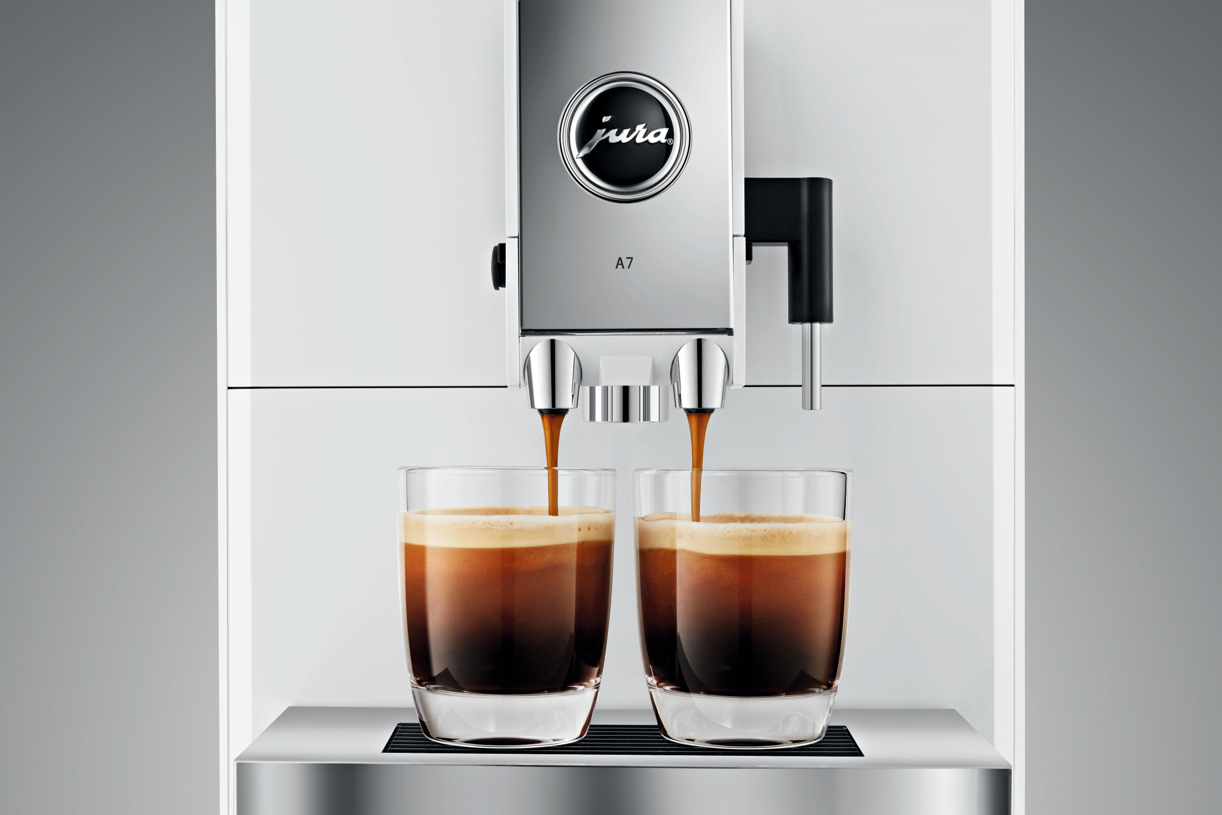 JURA A7 Kaffeevollautomat Piano White