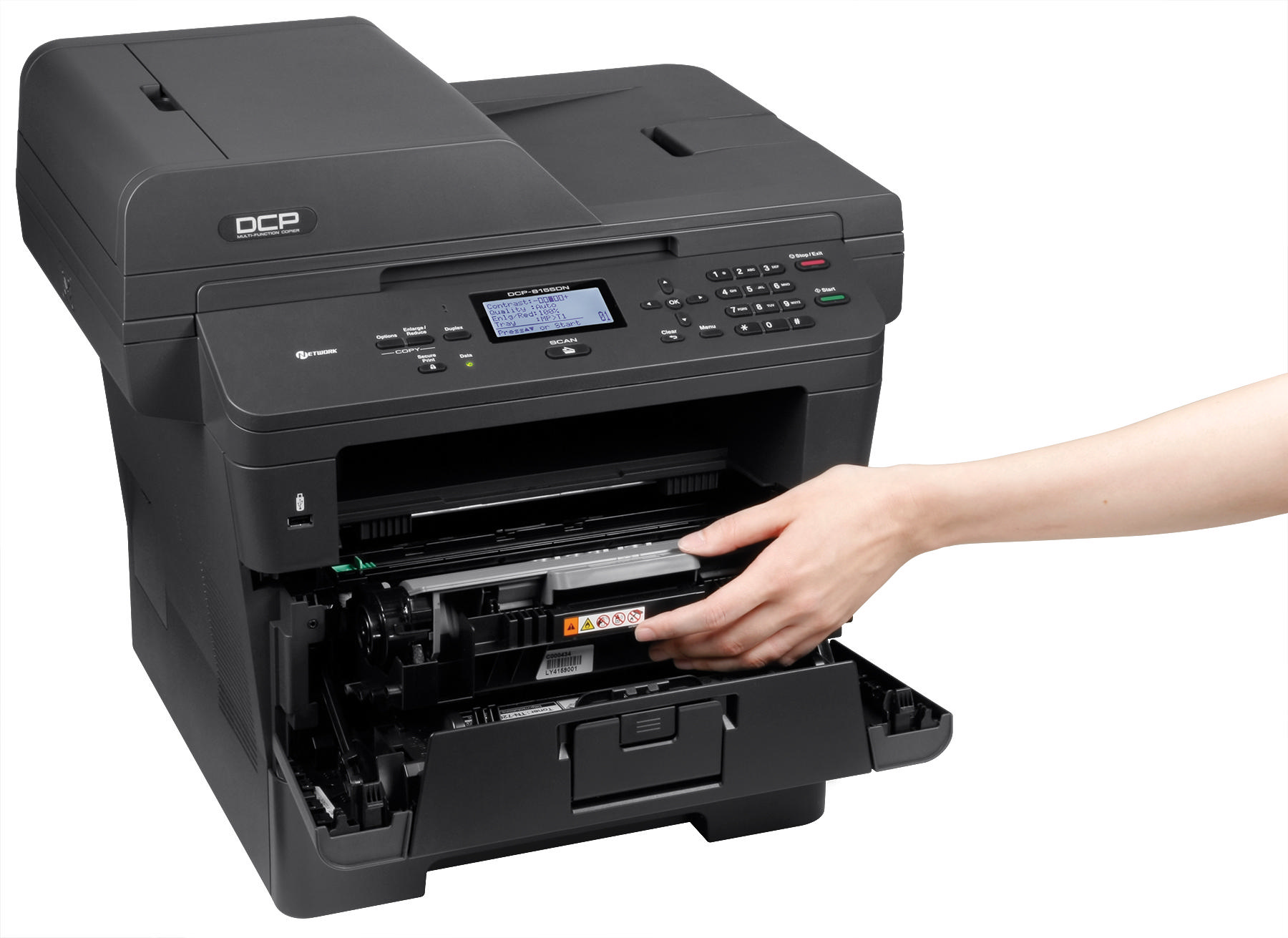 BROTHER DCP-8155DN Siyah Beyaz Çok Fonksiyonlu Lazer Yazıcı