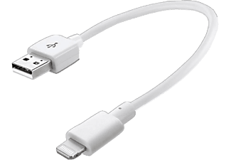 CELLULARLINE USB-kabel - Lightning Charge & Sync 15 cm Wit (USBDATACTRMFIIPH5)