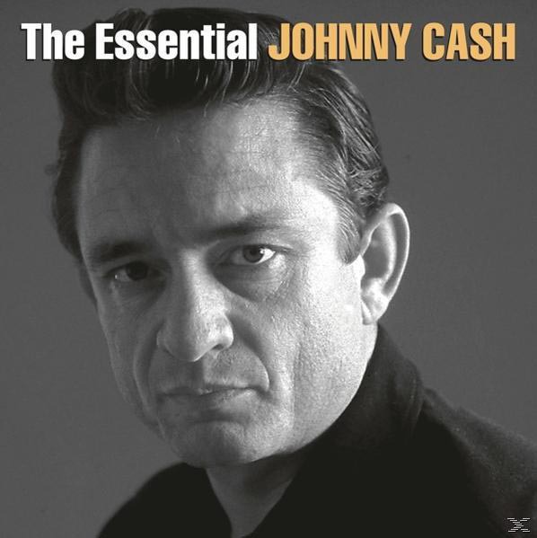 Albumcover: Johnny Cash Porträt in Schwarzweiß. Er schaut in die Kamera.