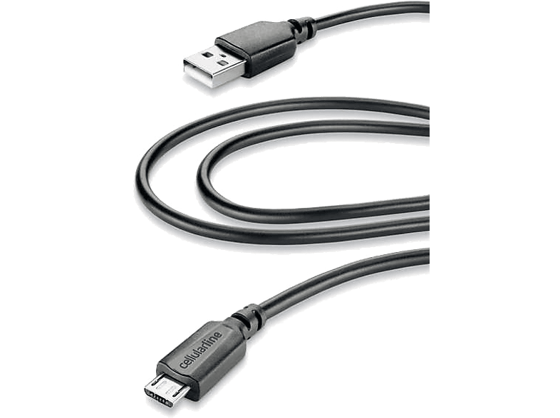 CELLULAR LINE Charge & Sync microUSB-kabel 2 m (USBDATACMICROUSB2M)