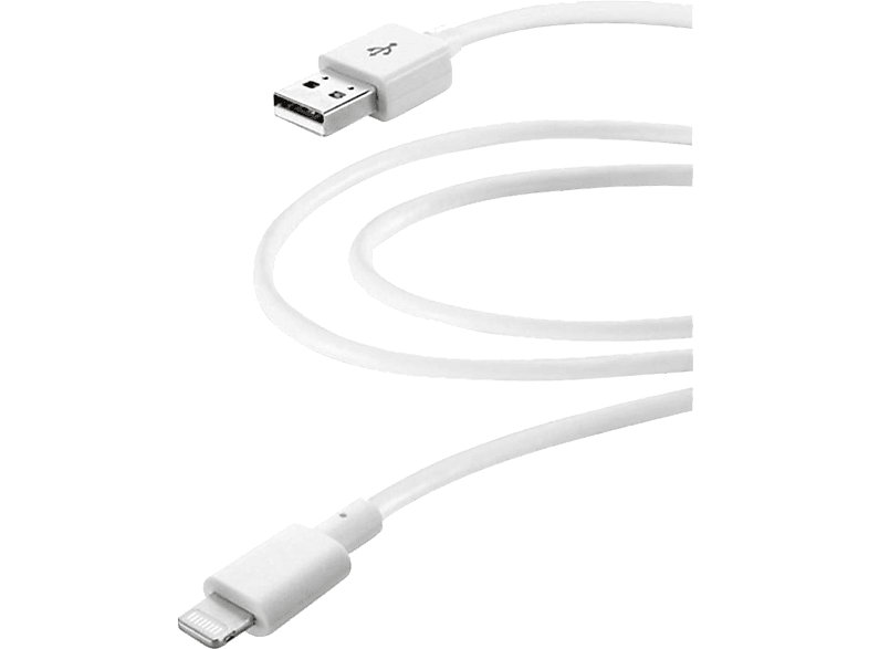 CELLULAR LINE Charge & Sync Lightning-kabel 2 m (USBDATACMFIIPH52MW)