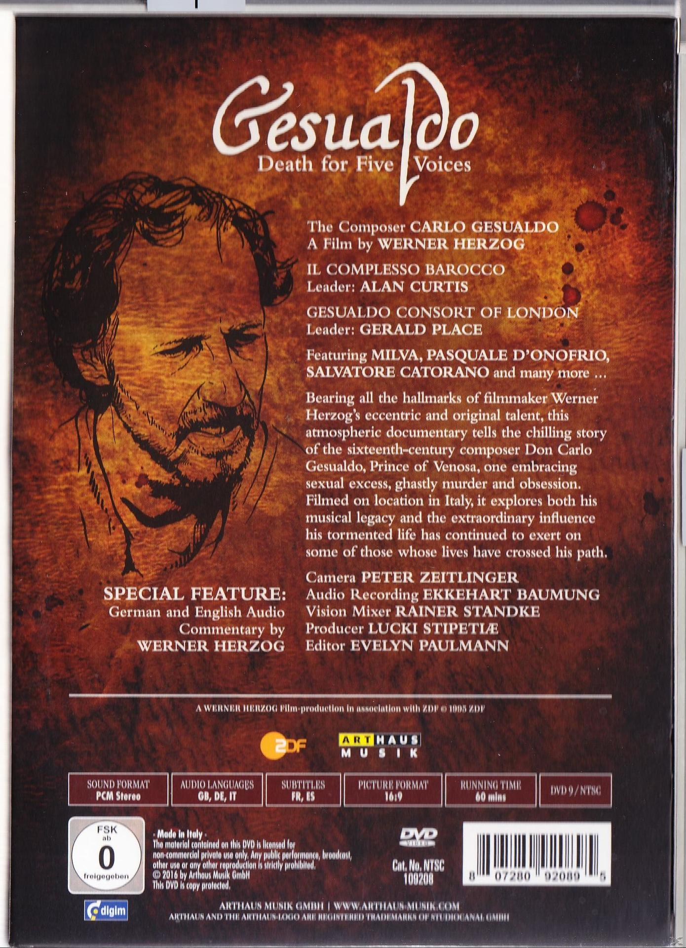 Werner Herzog - Gesualdo - Tod für fünf Stimmen  - (DVD)
