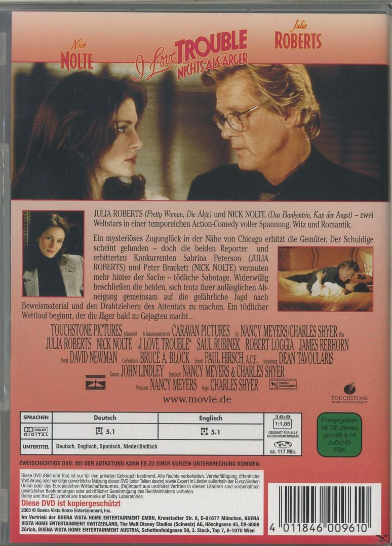 I love trouble - Nichts als Ärger DVD