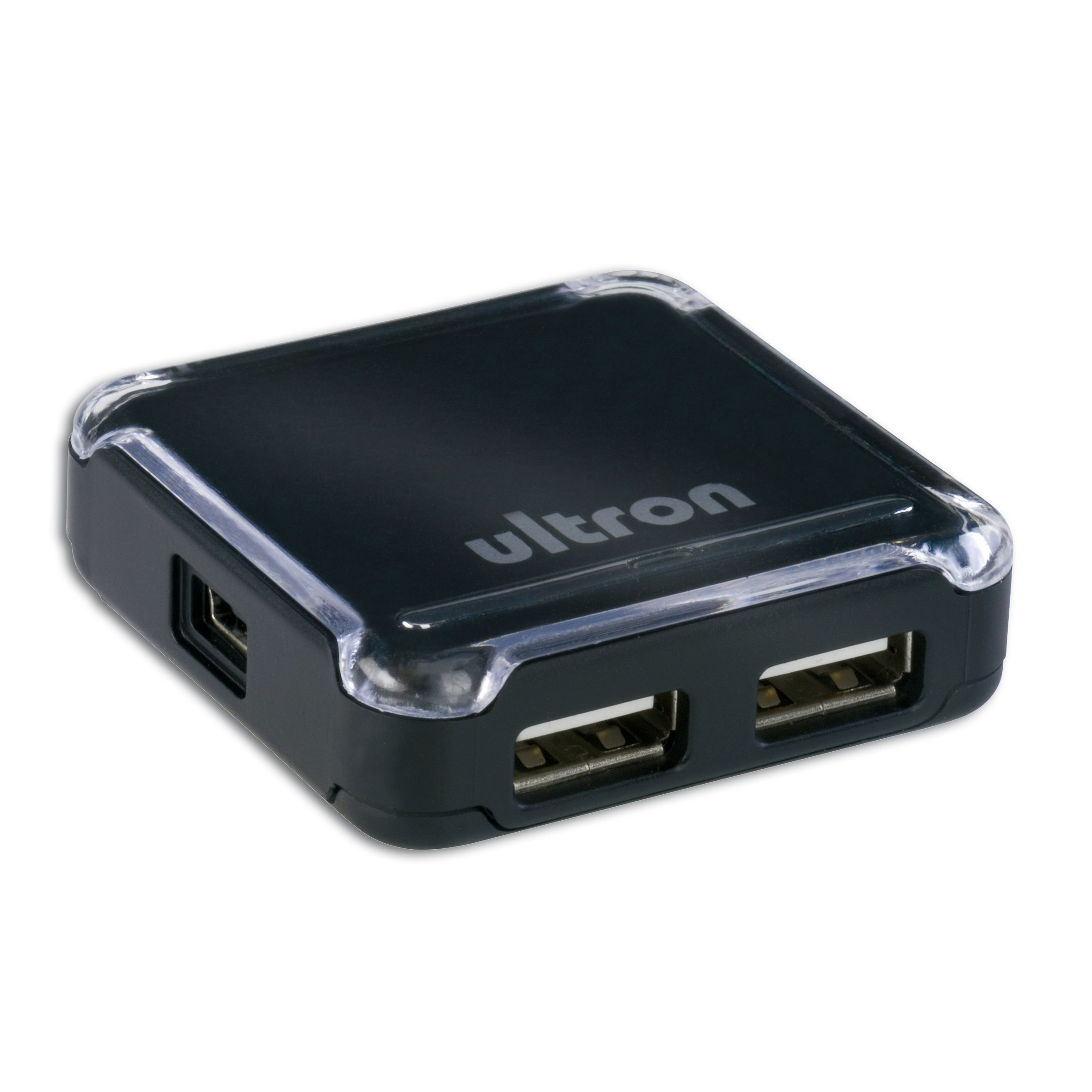 ULTRON UH-440s, 4-Port USB 2.0 Schwarz Hub