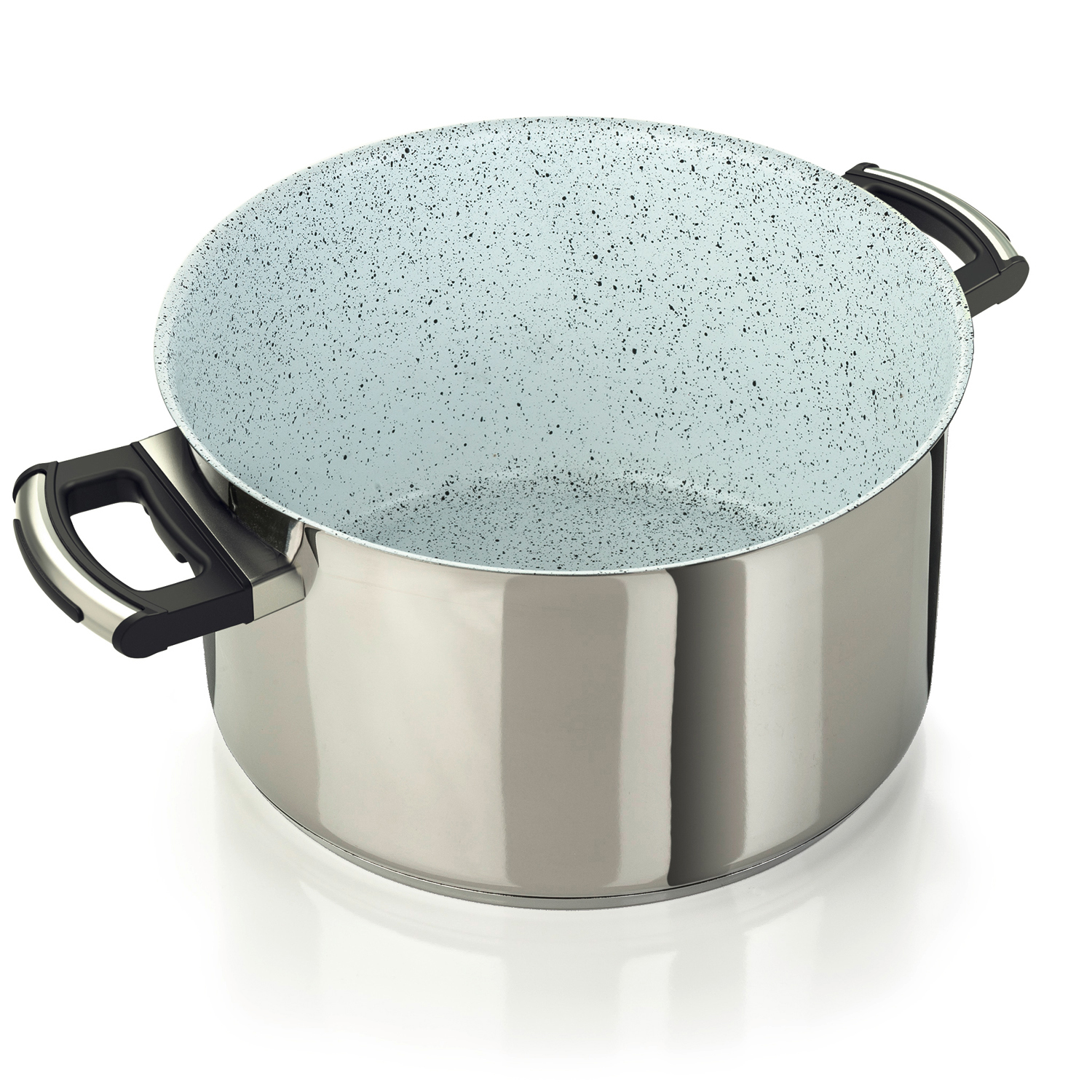 GENIUS 24112 Cerafit Mont Blanc 2-tlg. Topf-Set Edelstahl
