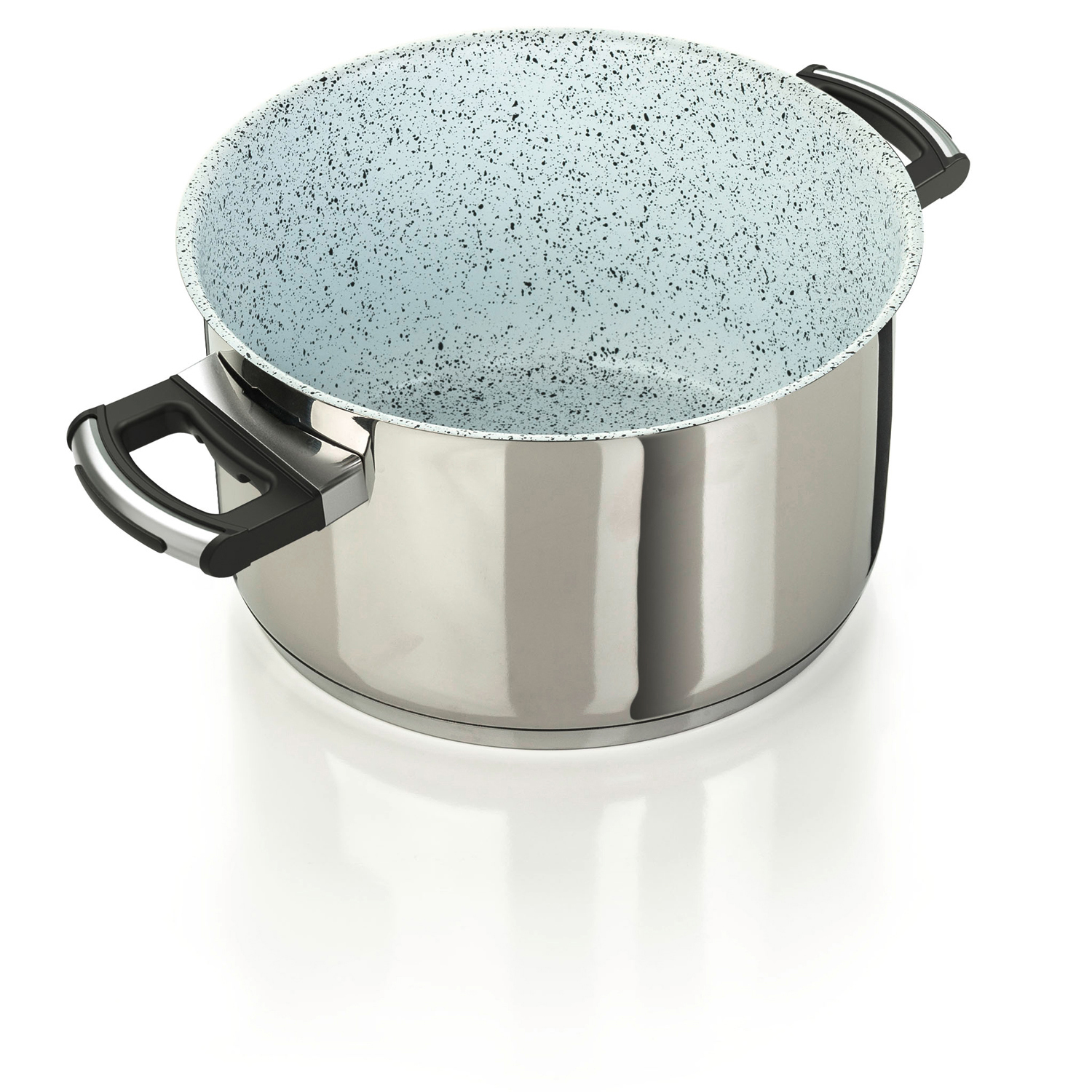 GENIUS 24111 Cerafit Mont Blanc 2-tlg. Topf-Set Edelstahl