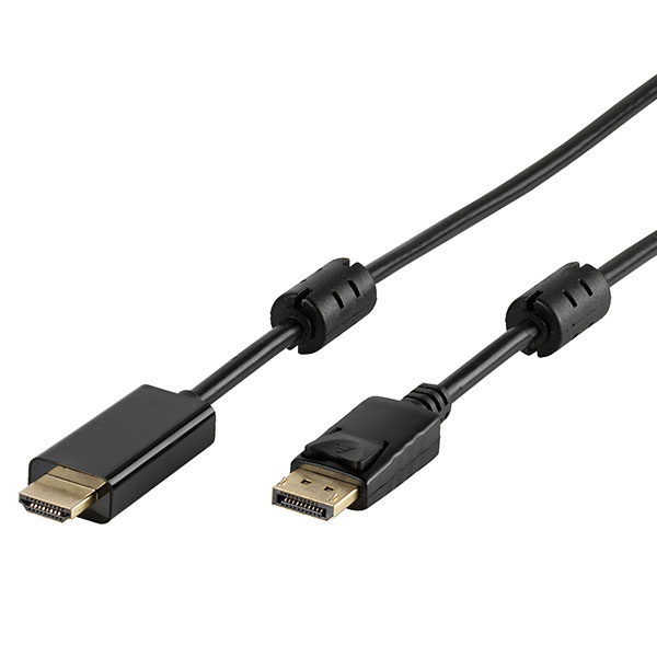 VIVANCO 45343, DisplayPort HDMI Kabel, 1,8 m