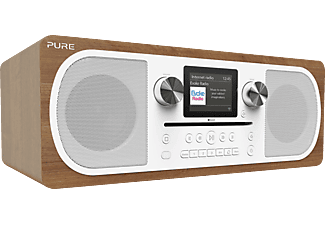 PURE DIGITAL Pure Digital Evoke C-F6 - Système audio stéréo All-in-one avec CD - DAB/DAB+ - Noyer - Radio digitale (DAB+, FM, Internet radio, Marrone)