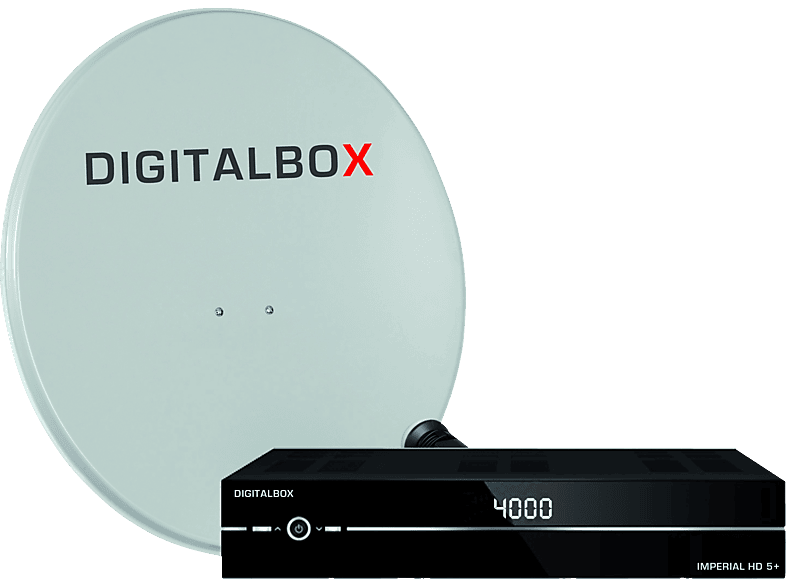 DIGITALBOX 77-276-535 801 QUAD+ HD 5+ Satellitenanlage (800 mm, Digitales Quad LNB)