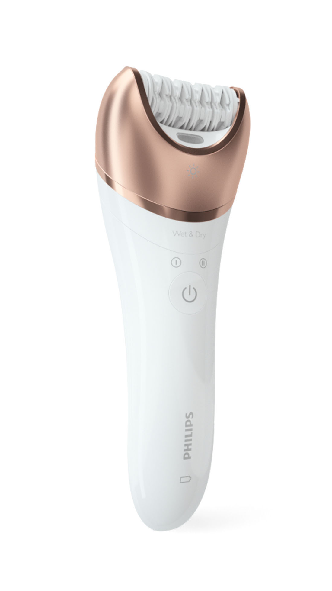 PHILIPS BRE650/00 Satinelle Prestige  Epilierer, Weiß/Bronze