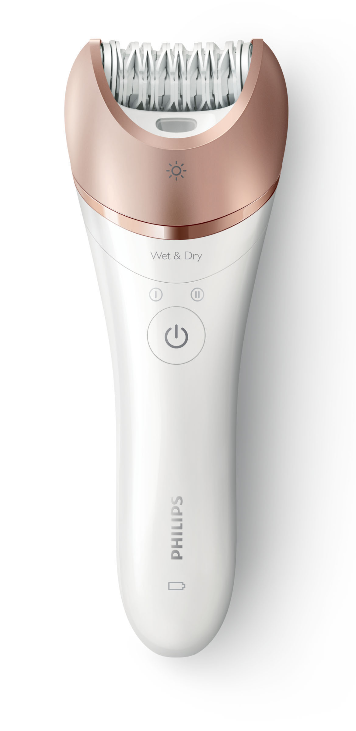 PHILIPS BRE650/00 Satinelle Prestige  Epilierer, Weiß/Bronze