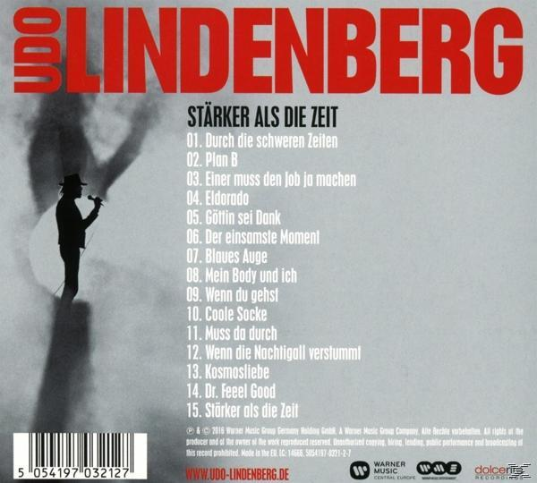 CD-borító Udo Lindenberg sziluettjével a színpadon és az album címével.