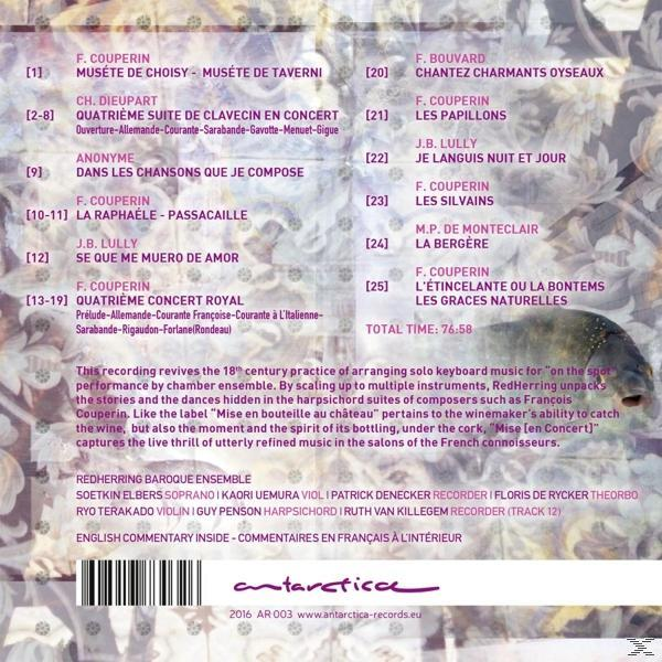 Redherring Baroque Ensemble - La Muse Et La Mise (En Concert)  - (CD)