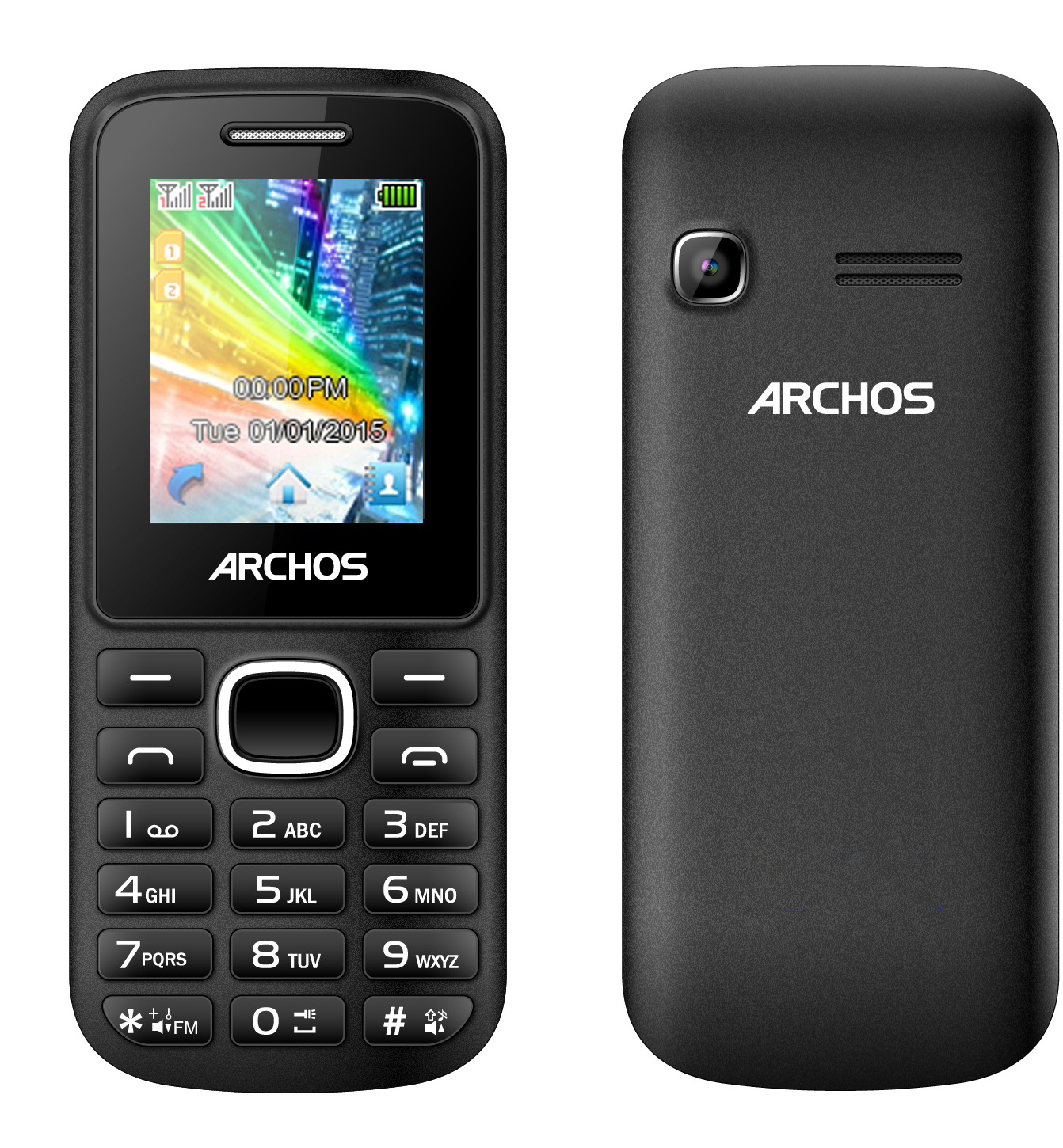 ARCHOS F18 Featurephone, Schwarz