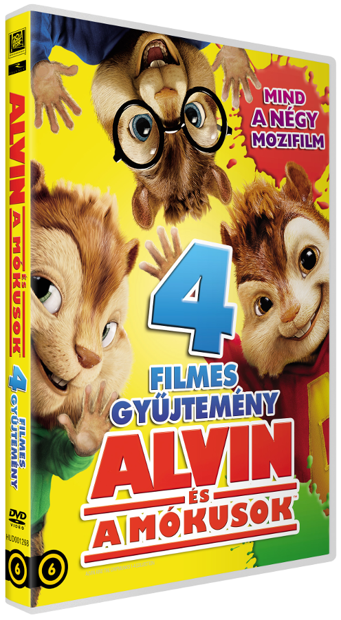 Alvin és a mókusok 1-4. gyűjtemény (DVD)